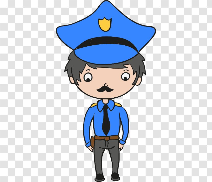 Police Officer Firefighter Clip Art - Vector Cartoon Transparent PNG
