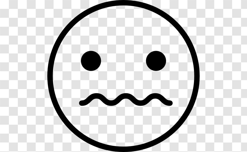 Emoticon Smiley Emoji Clip Art - Happiness - Scared Face Transparent PNG
