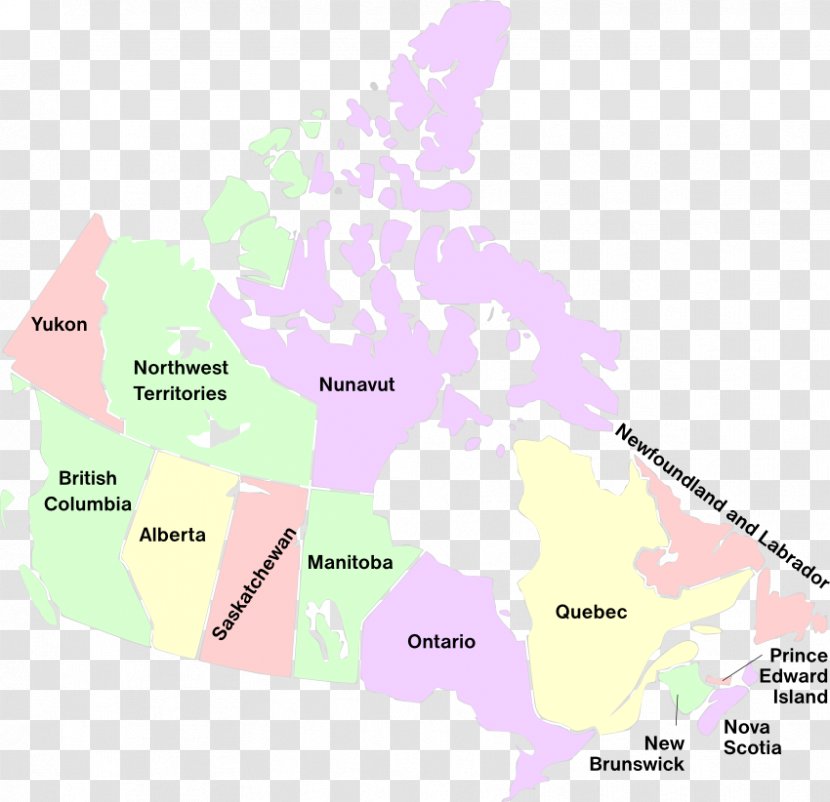 World Language Canada Map Line Transparent PNG