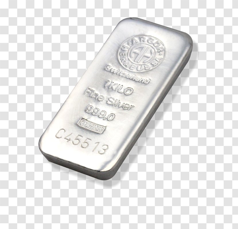 Silver Noble Metal Switzerland Bullion Material Transparent PNG