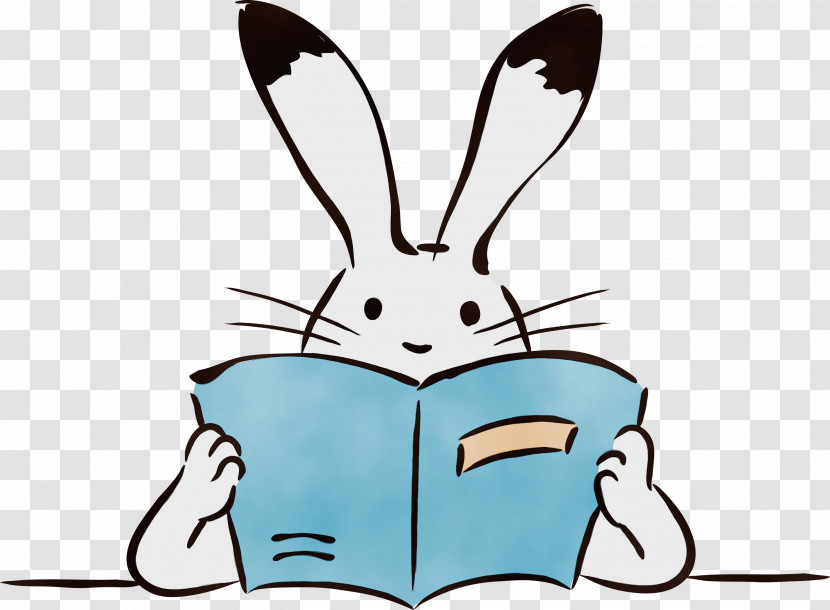 Hares Whiskers Cartoon Tail Rabbit Transparent PNG