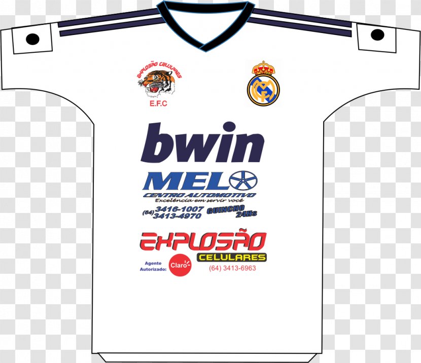 Real Madrid C.F. Sports Fan Jersey Kit - Adidas Transparent PNG