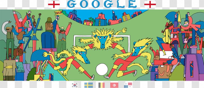2018 World Cup 2026 FIFA Japan National Football Team England Google Doodle - Art Transparent PNG