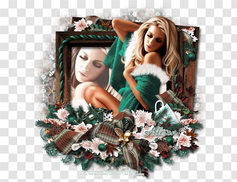 Christmas Ornament Day Green Addiction - Kiss Frame Transparent PNG