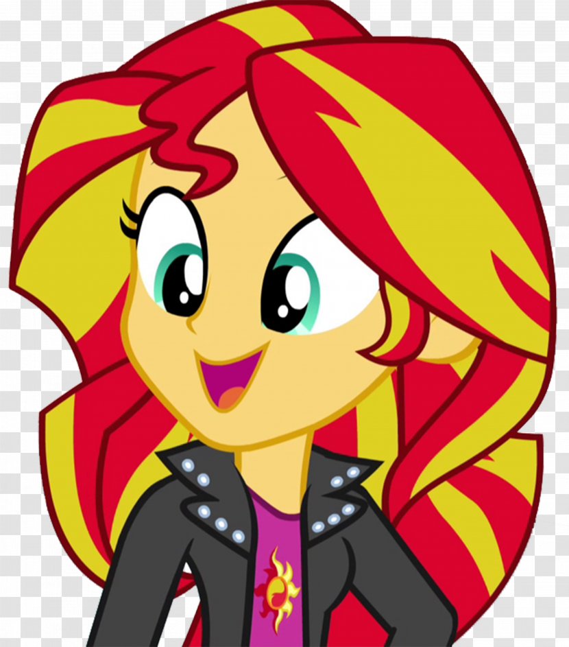 Sunset Shimmer Twilight Sparkle Pinkie Pie Rainbow Dash Pony - Art - My Little Transparent PNG