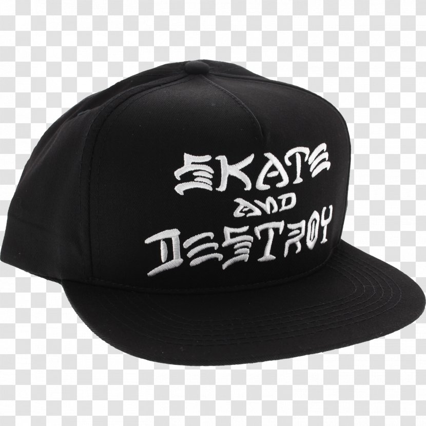 Thrasher Presents Skate And Destroy Skateboarding T-shirt - Tshirt - Hiphop Hat Transparent PNG