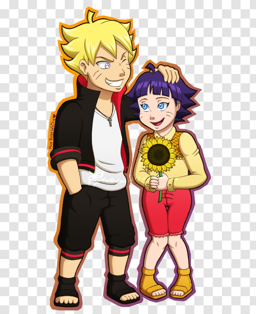 Himawari Uzumaki Boruto DeviantArt Drawing - Heart - Watercolor Transparent PNG