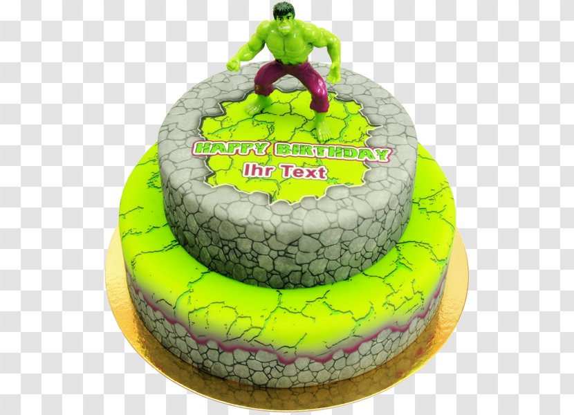 Torte Birthday Cake Hulk Wedding Roze Koek - Buttercream Transparent PNG