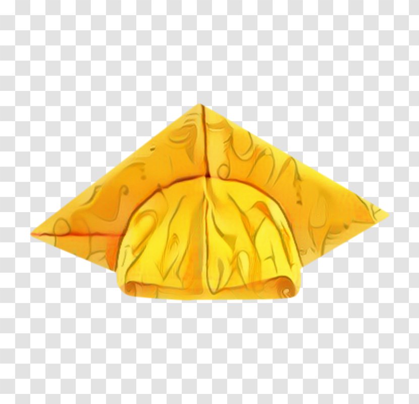Yellow Background - Origami Transparent PNG