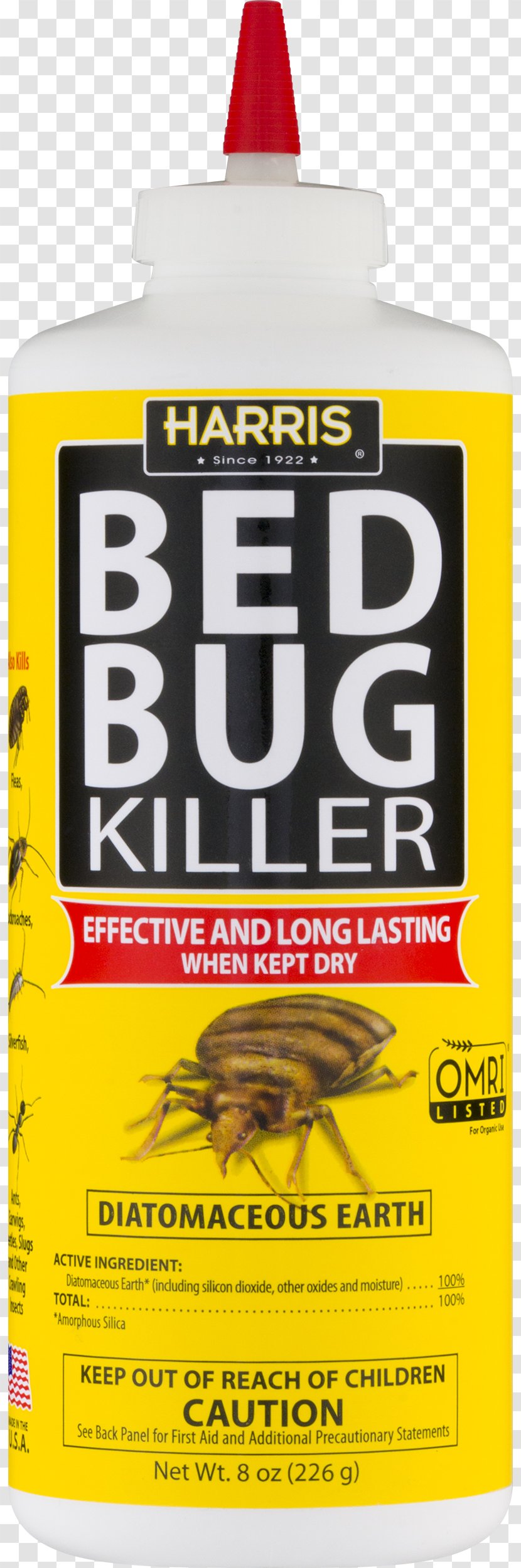Insect Diatomaceous Earth Bed Bug Powder Dust - Electronic Pest Control Transparent PNG