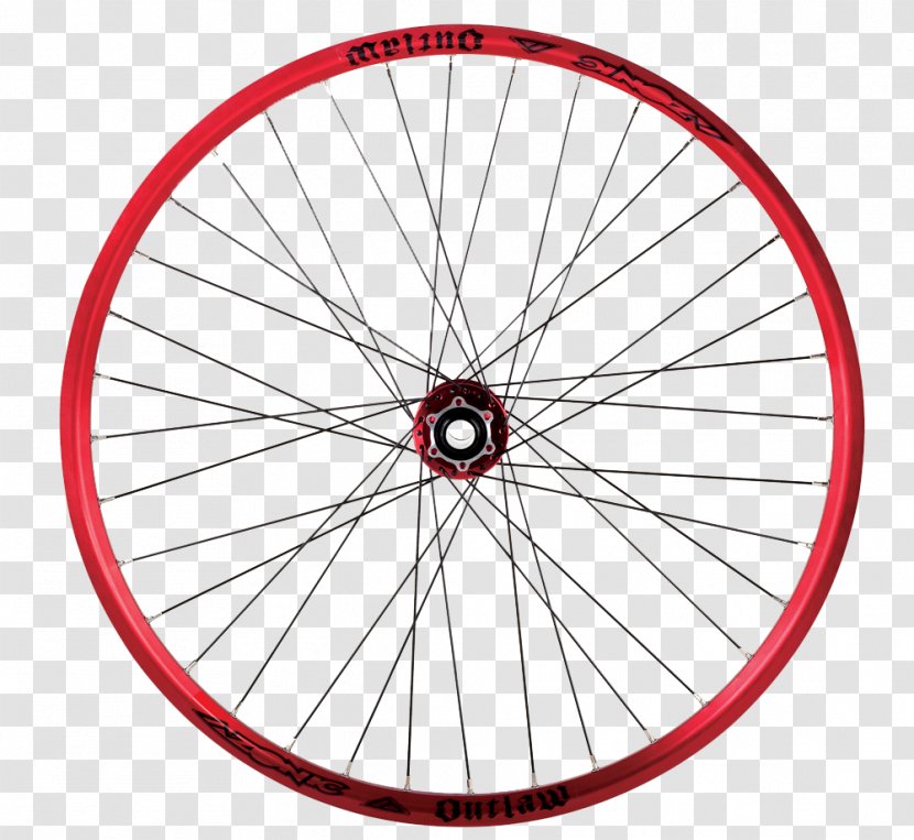 Bicycle Wheels Rim Mountain Bike - Red Motorcycle Transparent PNG