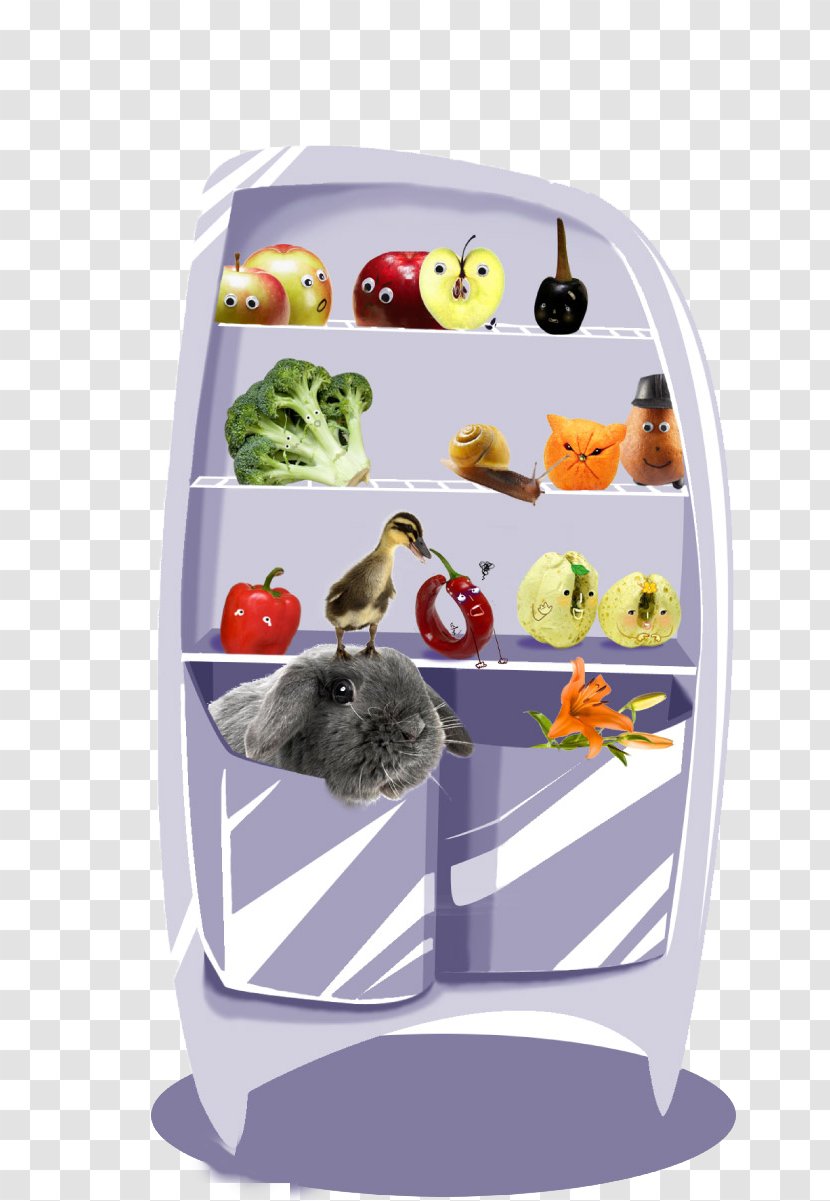 Refrigerator Cartoon - Fun Transparent PNG