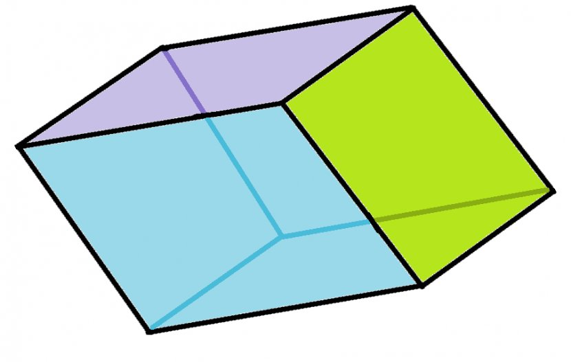 Angle Rhombohedron Golden Rhombus Trigonal Trapezohedron Geometry Transparent PNG