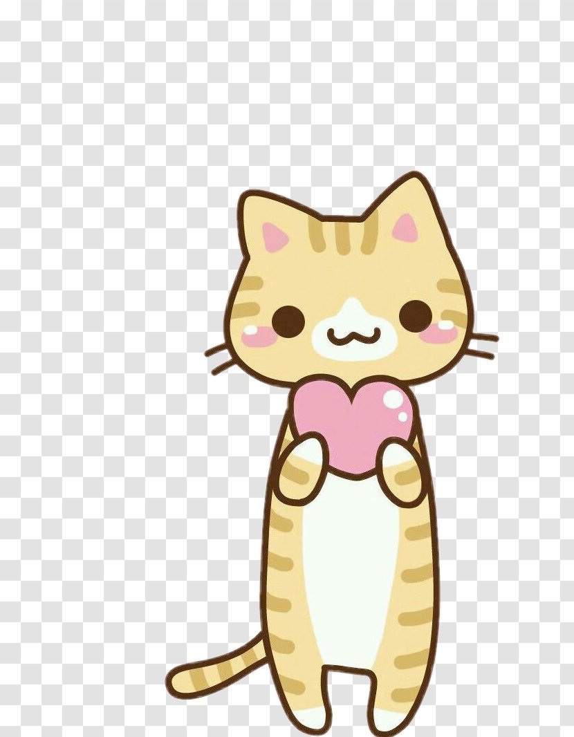 Cartoon Cat Pink Nose Small To Medium-sized Cats - Kitten - Snout Transparent PNG