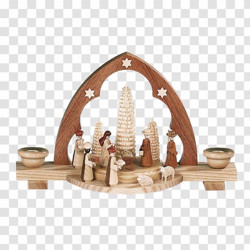 Ore Mountains Seiffen Schwibbogen Nativity Scene Christmas - Mountain Folk Art Transparent PNG