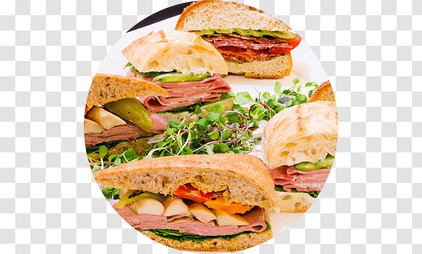 Bánh Mì Muffuletta Pan Bagnat Ham Sandwich - Breakfast - Lunch Catering Transparent PNG