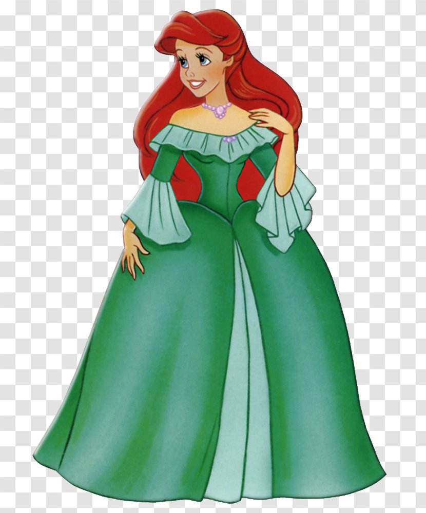 Ariel Belle Merida Disney Princess Dress - Brave Transparent PNG