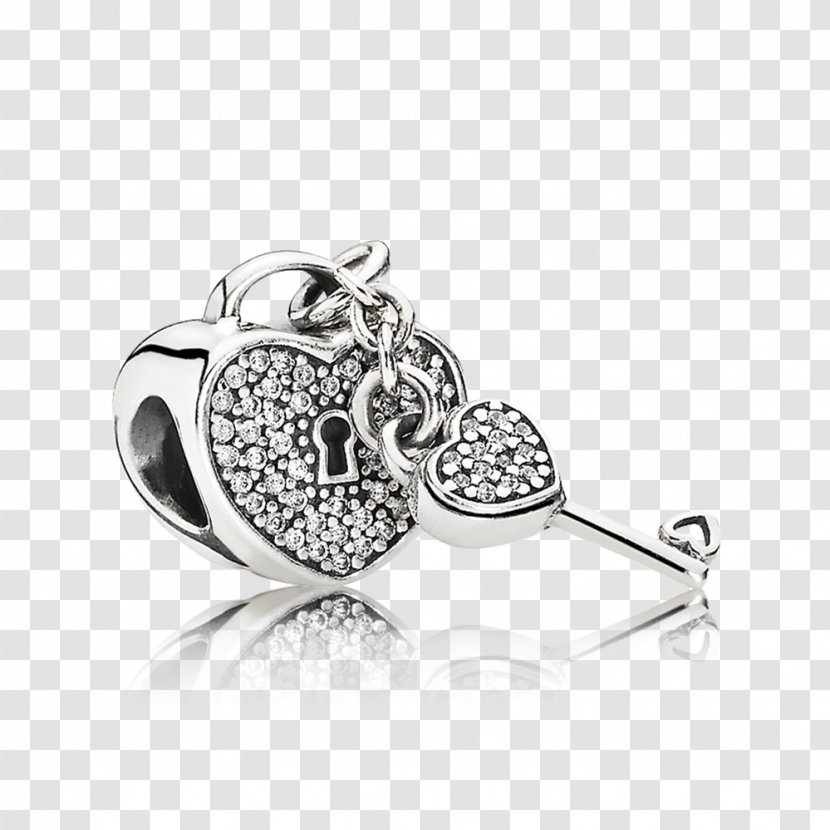 Pandora Charm Bracelet Cubic Zirconia Jewellery Earring - Silver - True Love Sends Good Gift Transparent PNG