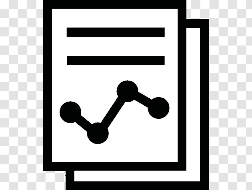 Report Icon Design - Monochrome Transparent PNG