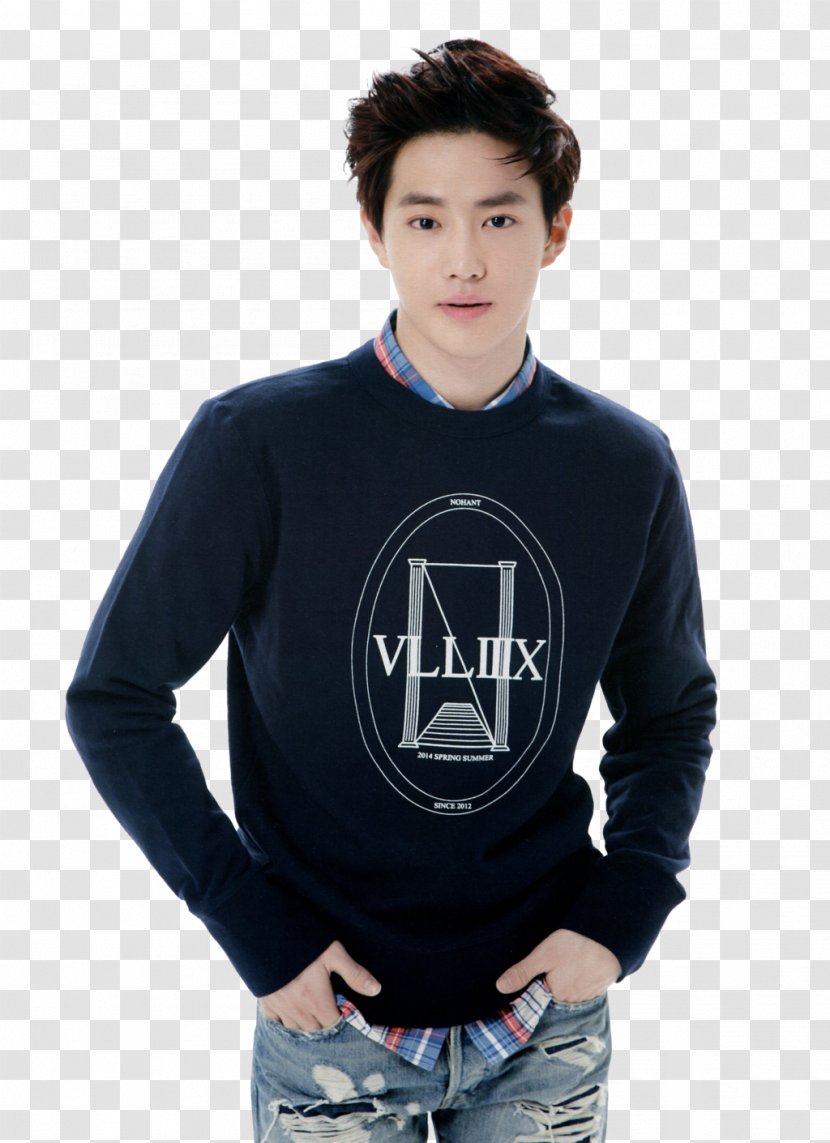 Suho EXO K-pop SM Town Beautiful Accident - Outerwear - Emily Rudd Transparent PNG