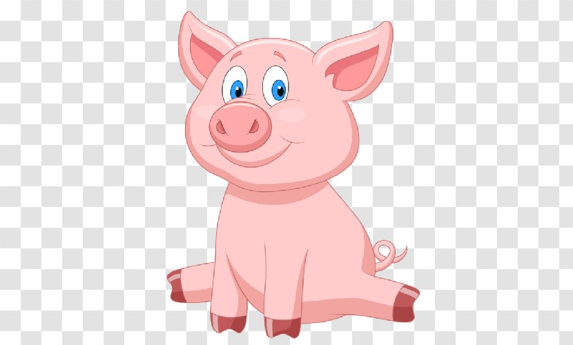 Pig Cartoon Clip Art - Pink Transparent PNG