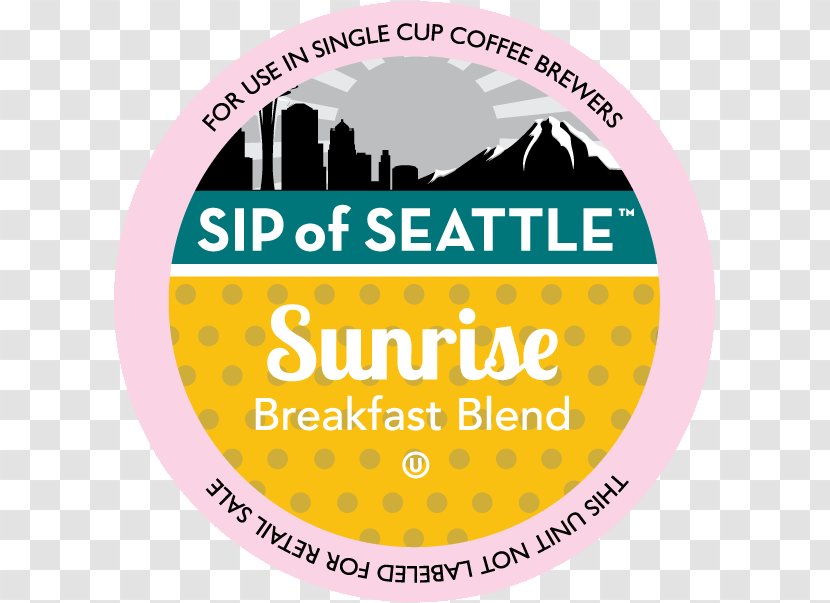 Single-serve Coffee Container Breakfast Keurig Roasting - Label - Sunrise Transparent PNG