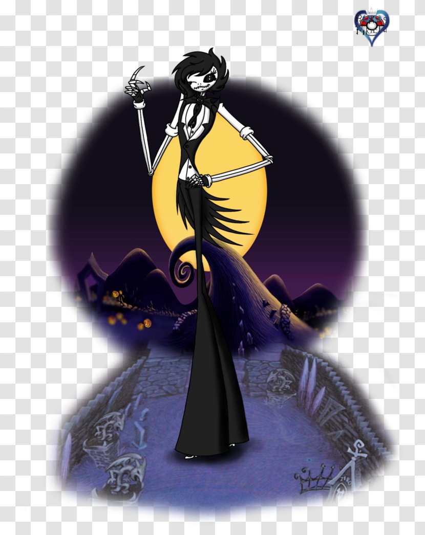 Cartoon Halloweentown Kingdom Hearts Legendary Creature - Jack Skellington Transparent PNG