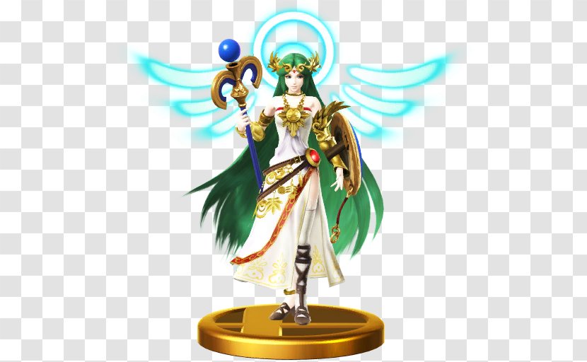 Super Smash Bros. For Nintendo 3DS And Wii U Kid Icarus: Uprising Palutena - Trophy Transparent PNG