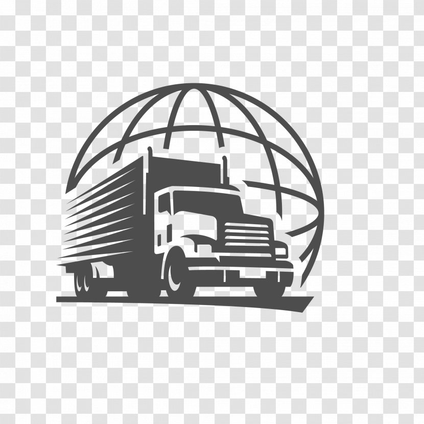 Vector Graphics Royalty-free Logo Truck Illustration - Monochrome Photography - Free Transparent PNG