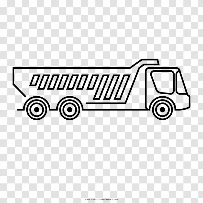 Car Truck Drawing Coloring Book Motor Vehicle - Area Transparent PNG
