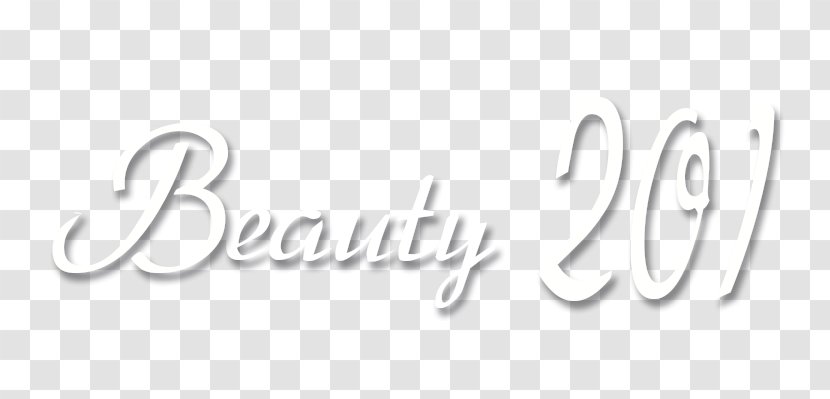 Logo Brand White Line - Beauty Studio Transparent PNG