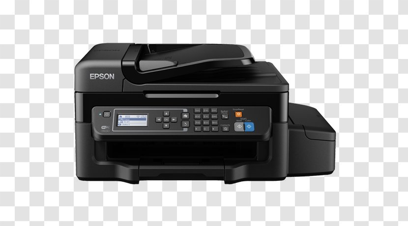 Multi-function Printer Inkjet Printing Epson EcoTank ET-4500 - Continuous Ink System - Tinta De Impresora Transparent PNG