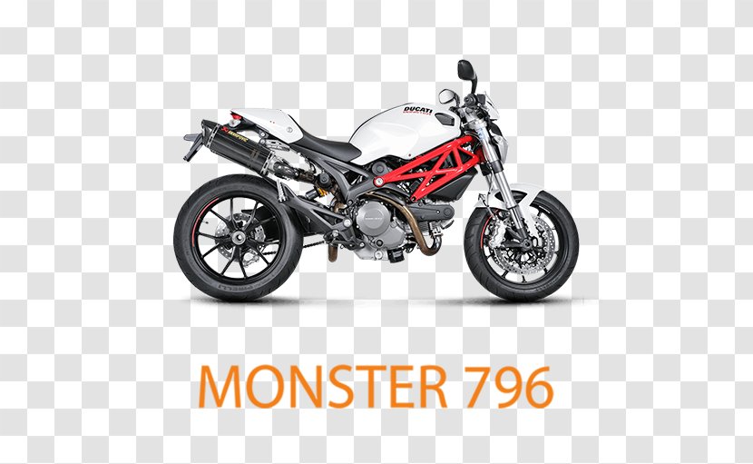 Ducati Monster 696 Exhaust System Car 748 - Akrapovi%c4%8d Transparent PNG