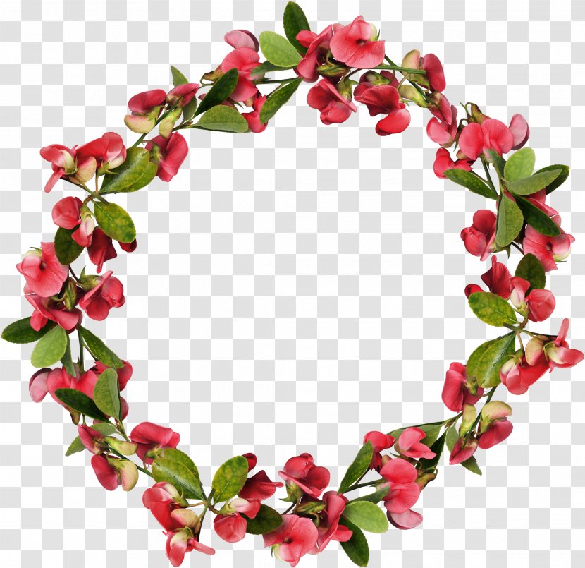 Wreath Floral Design Garland - Flowering Plant - Red Transparent PNG