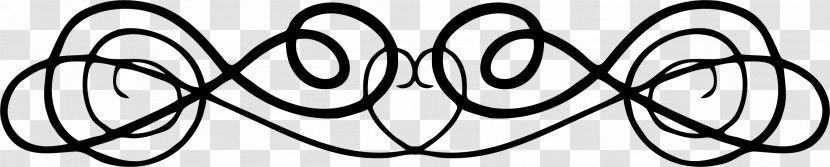 Borders And Frames Black White Clip Art - Recreation - Swirls Transparent PNG