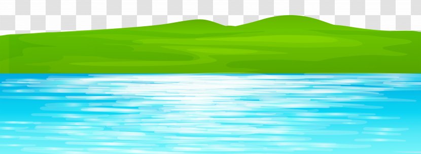 Water Resources Green Swimming Pool Sky - Grass - Ground With Lake Transparent Clip Art Image Transparent PNG