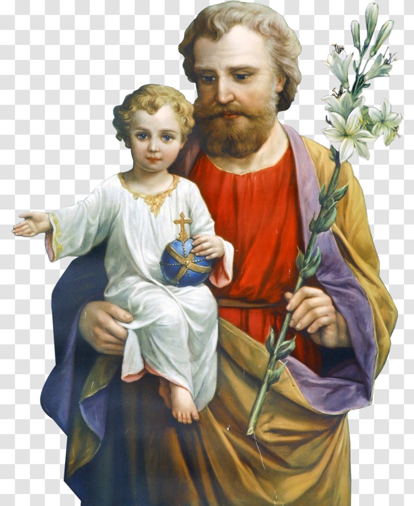Saint Joseph Mary Christ The King Child Jesus - Christopher Transparent PNG