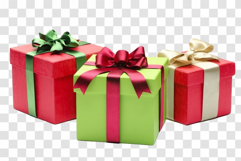 Christmas Gift Santa Claus Happiness - Child - Satin Box Transparent PNG