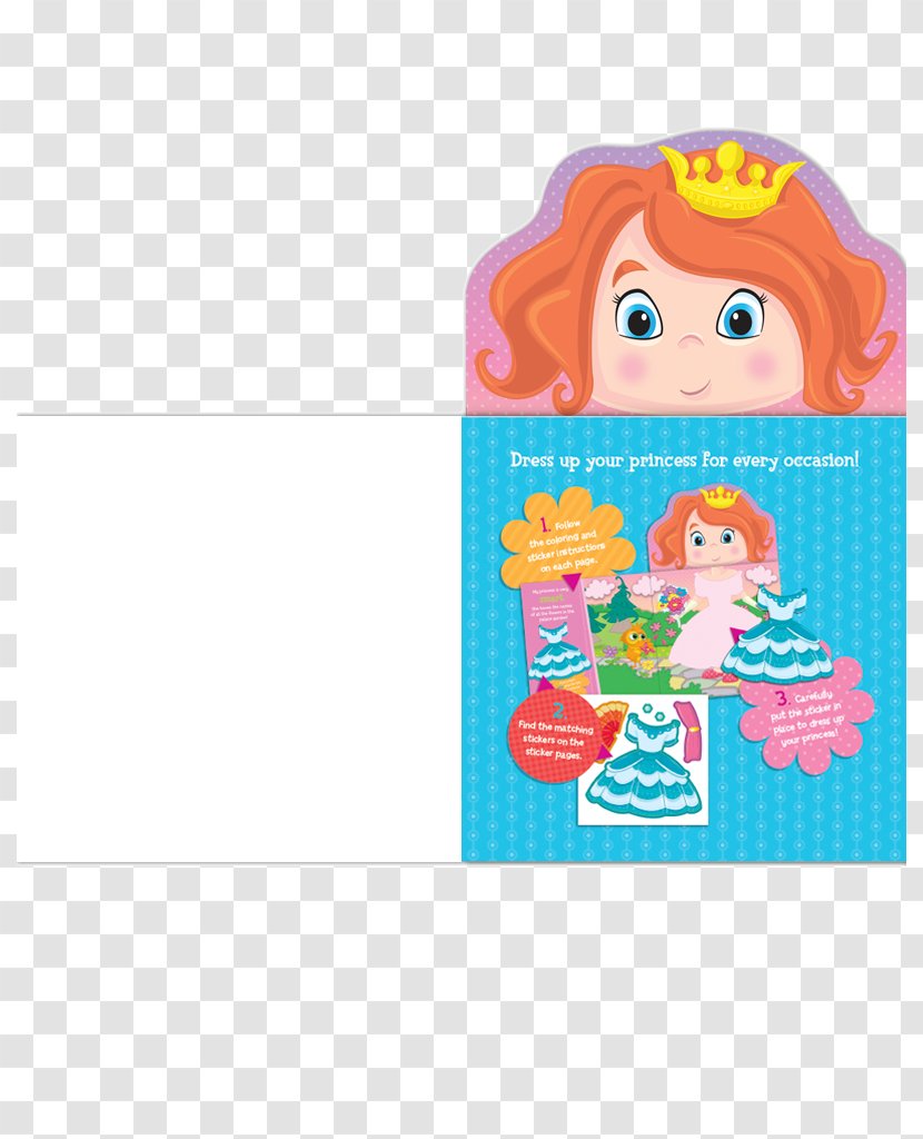 My Dress Up Princess Educational Toys Paperback Book - Text Messaging - Toy Transparent PNG