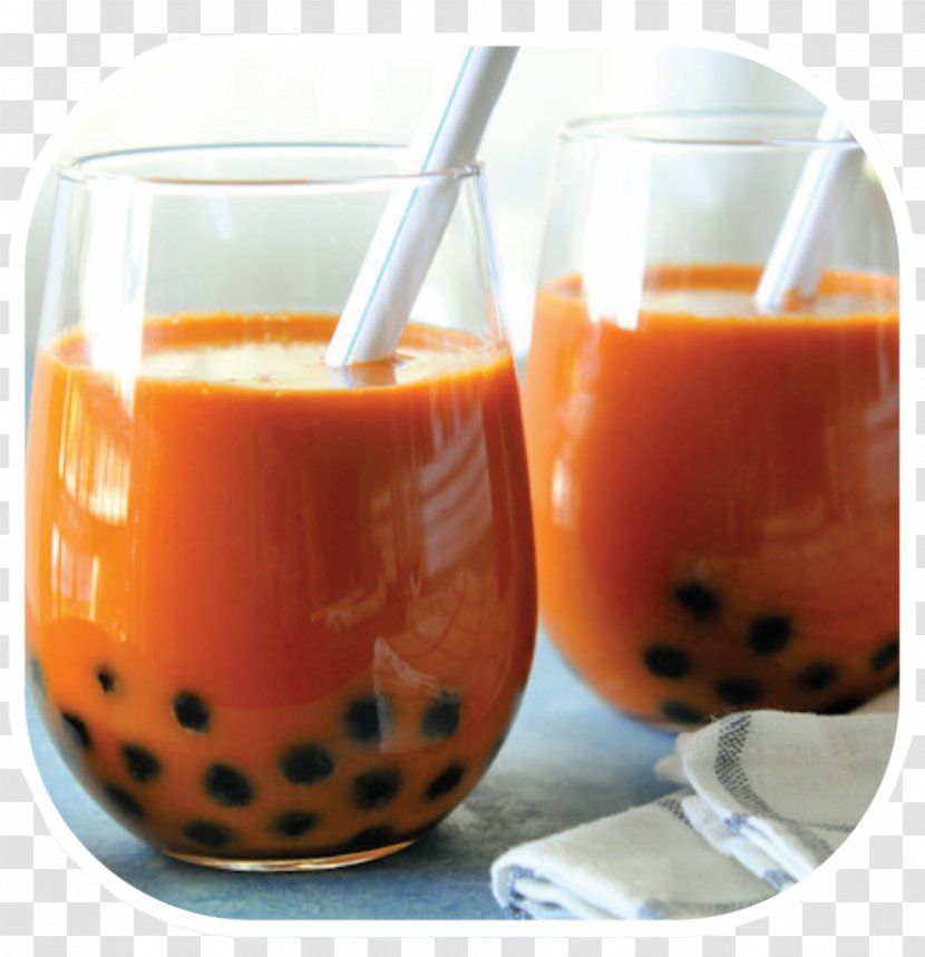 Thai Tea Bubble Cuisine Milk - Non Alcoholic Beverage Transparent PNG