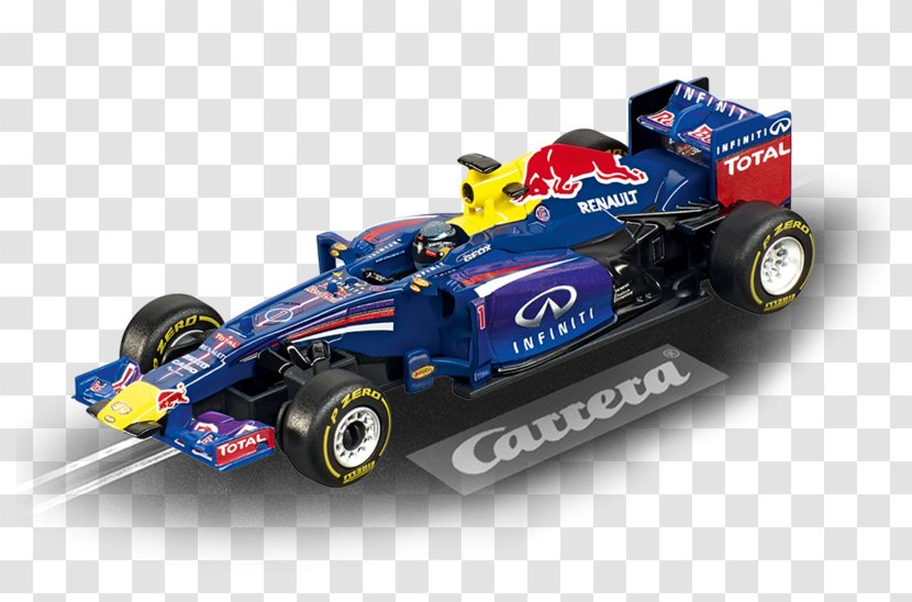 Formula 1 Red Bull Racing Scuderia Ferrari Carrera - Slot Car Transparent PNG