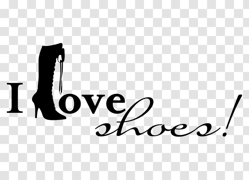 Logo Shoe White Font - Footwear - Design Transparent PNG