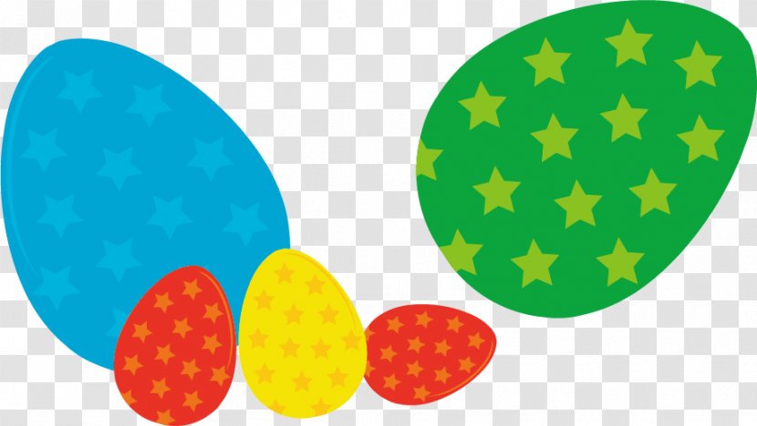 Easter Egg Color - Food - Cartoon Colorful Eggs Transparent PNG