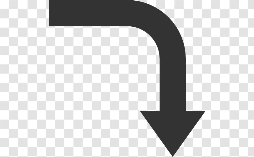 Down 2 Arrow - Number - RIGHT Transparent PNG
