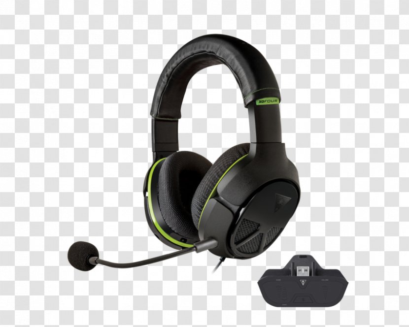 Turtle Beach Ear Force XO FOUR Stealth Xbox One Headphones Video Game Transparent PNG
