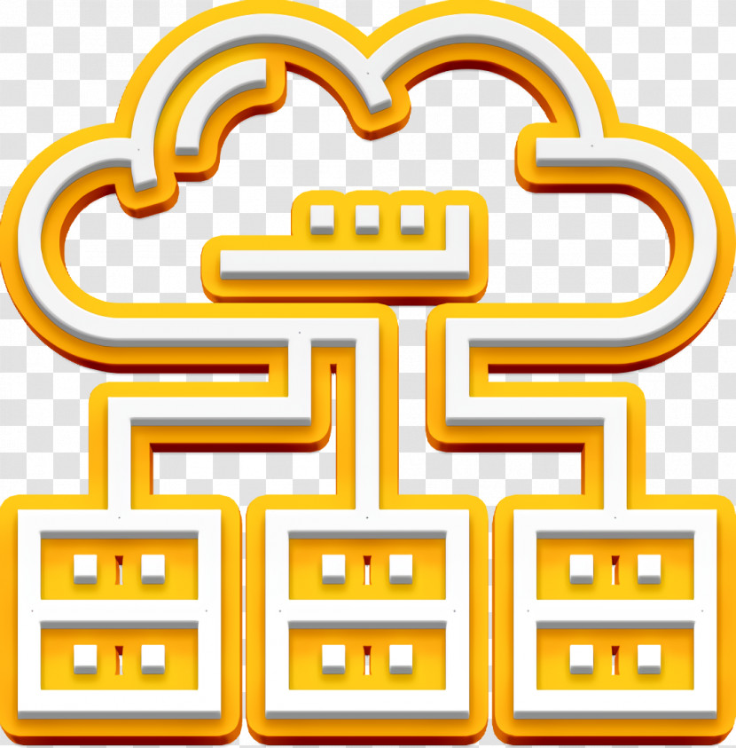 Cloud Service Icon Cloud Servers Icon Cloud Icon Transparent PNG