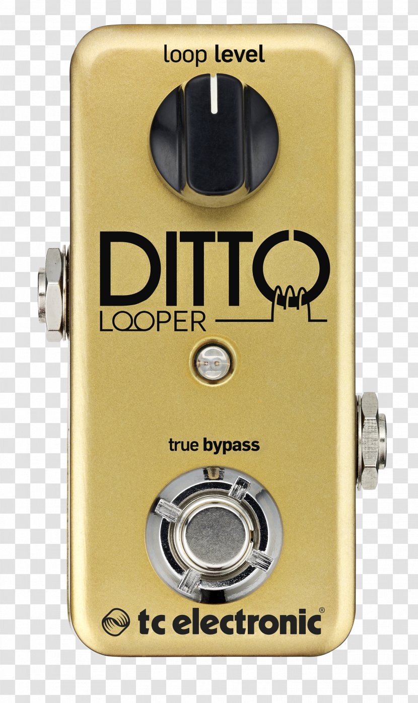 TC Electronic Ditto Looper X2 Audio Effects Processors & Pedals - Microphone Transparent PNG