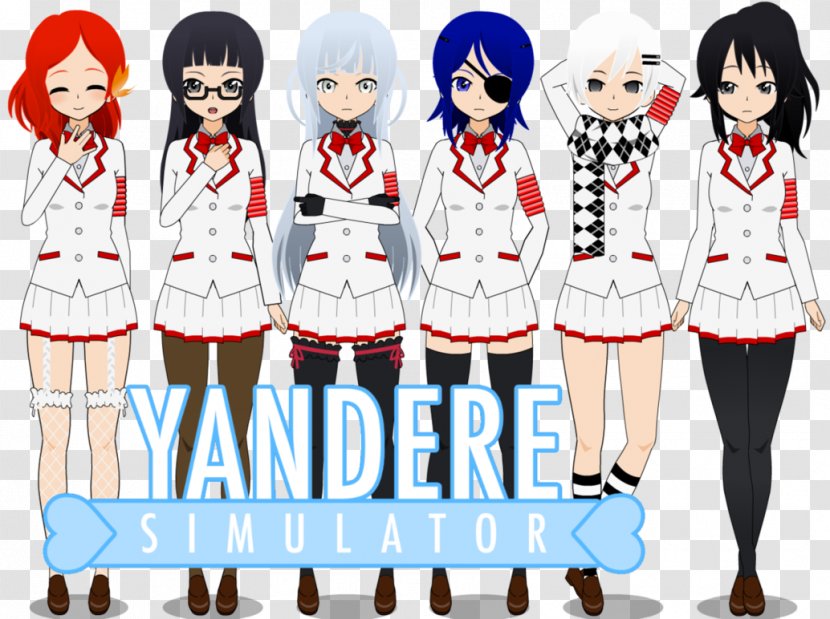 School Uniform Yandere Simulator Student Council - Heart Transparent PNG