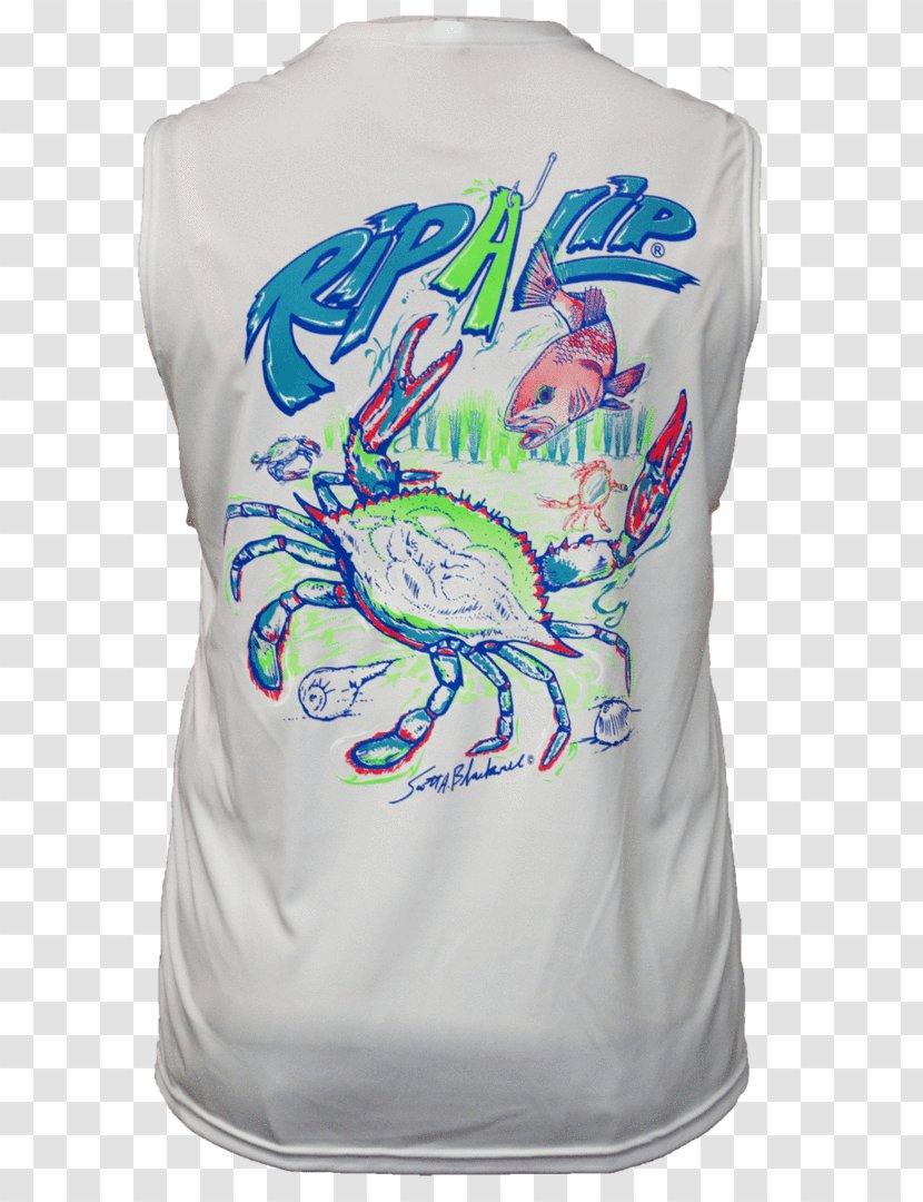 T-shirt Clothing Sleeveless Shirt Outerwear - Tshirt - Dry Fish Transparent PNG