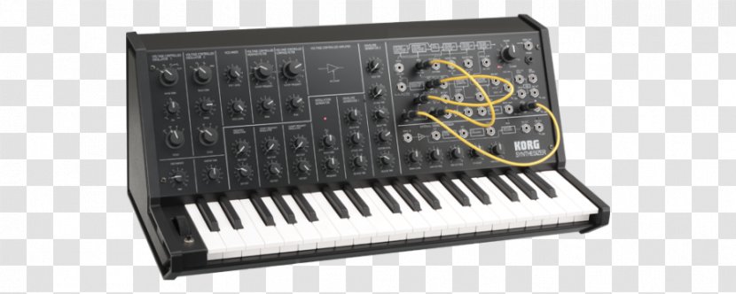 Korg MS-20 Mono/Poly M1 Analog Synthesizer Sound Synthesizers - Musical Instrument Accessory Transparent PNG